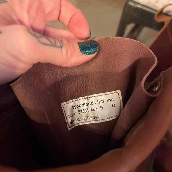 Red Dawg Brown Leather Boots - Picture 5 of 6